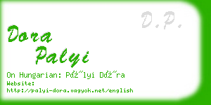dora palyi business card